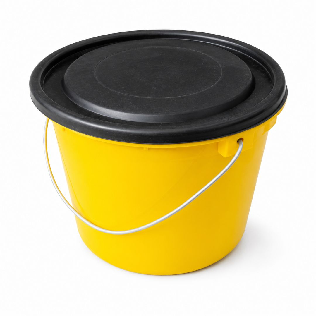 Durable Plastic Utility Bucket with Handle