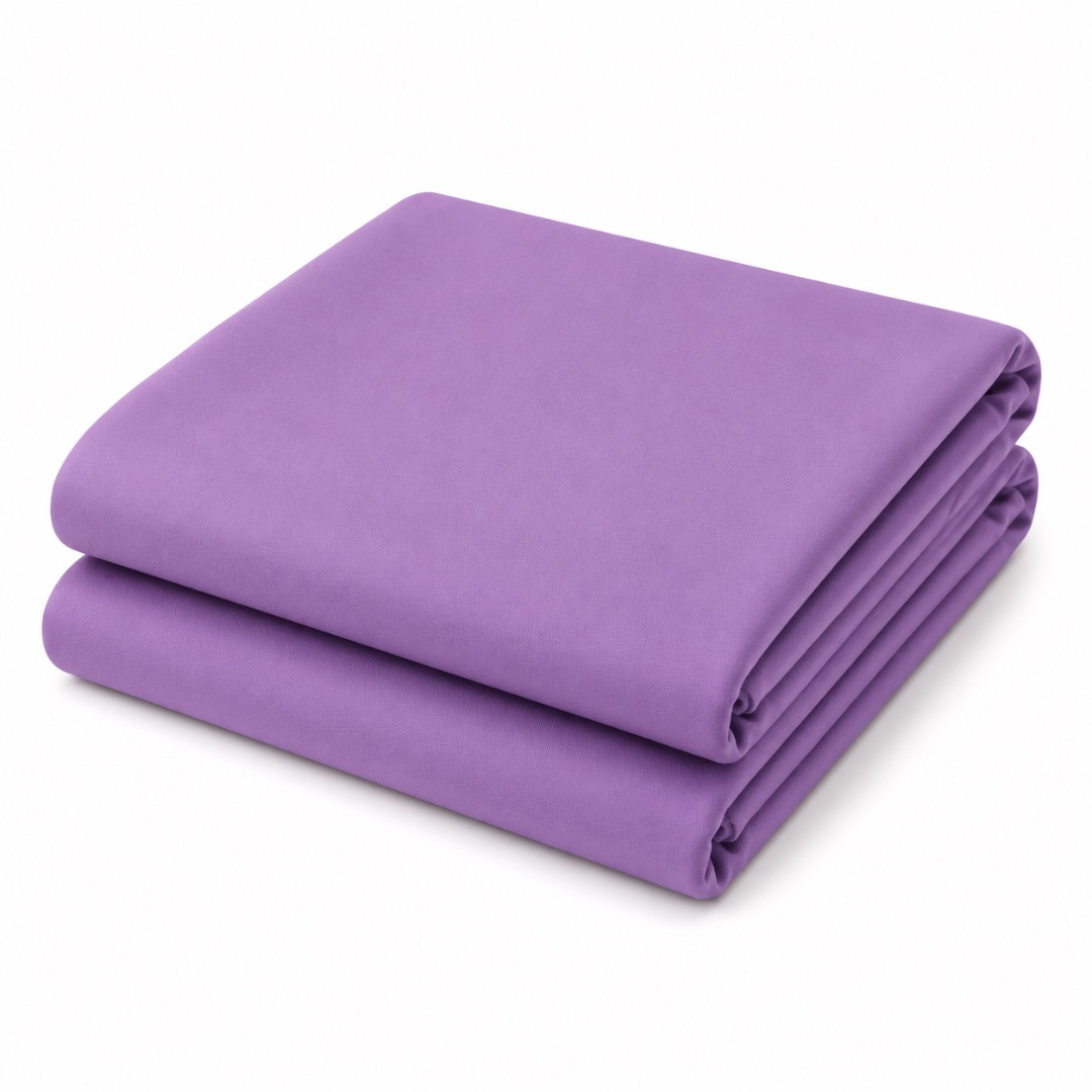 Lavender Plain Crepe Fashion Fabric Material