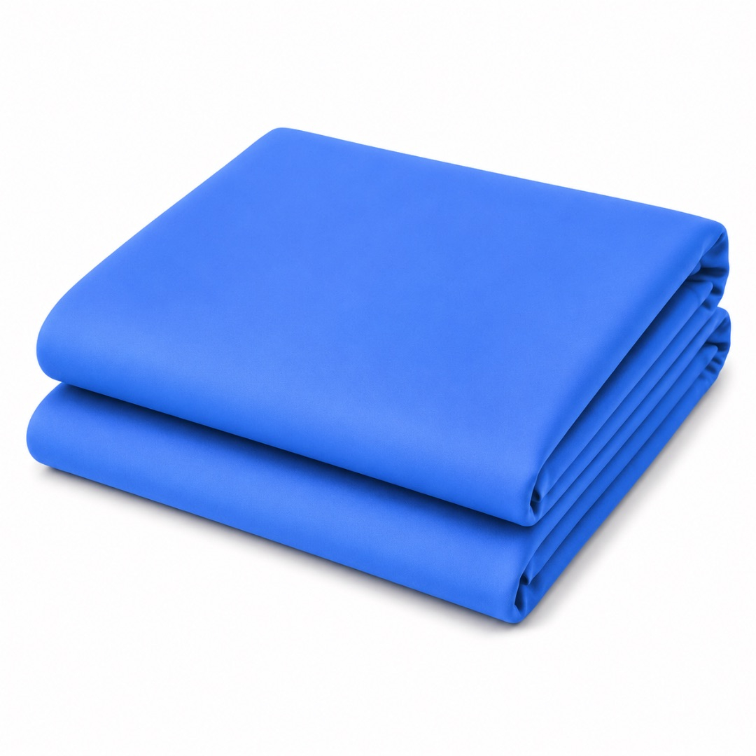 Royal Blue Plain Crepe Fashion Fabric Material