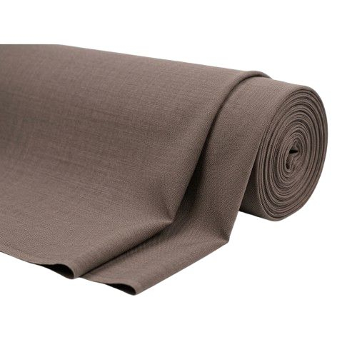 Brown Plain Cotton Fabric