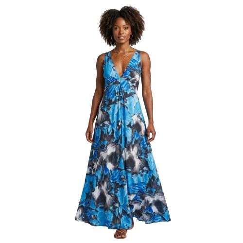 Blue and Black Ankara Fabric