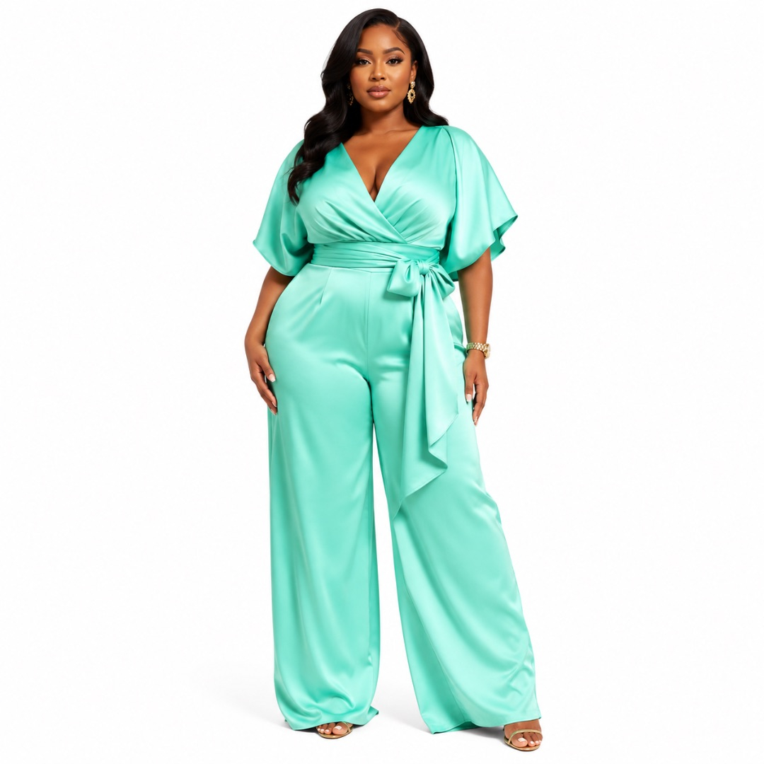 Luxury Mint Green Satin Fabric