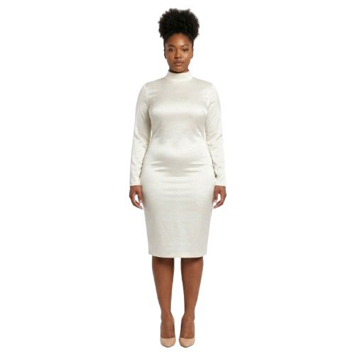 Off White Sateen Lining Fabric for Tailoring