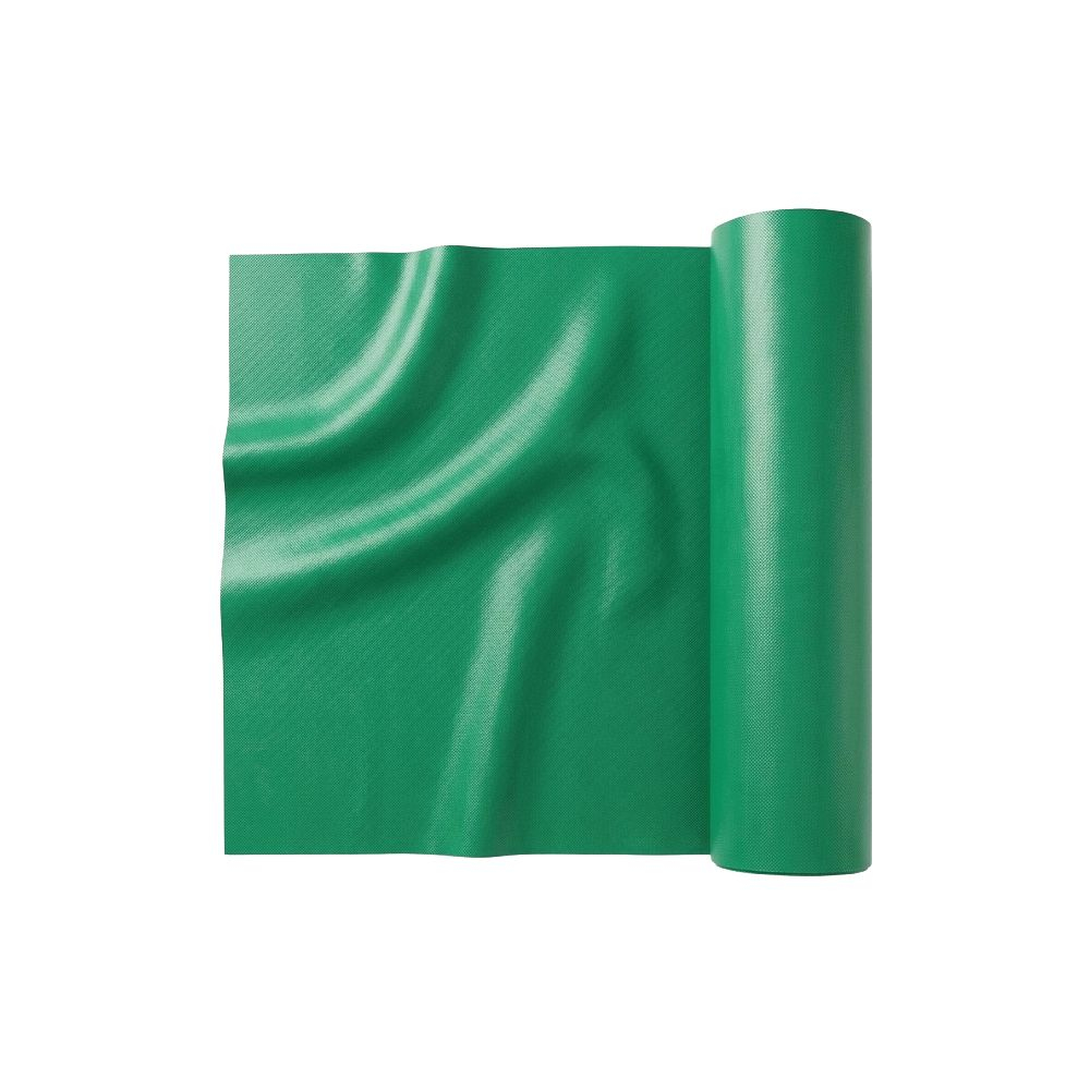 Emerald Green Glossy Textured Leather Fabric