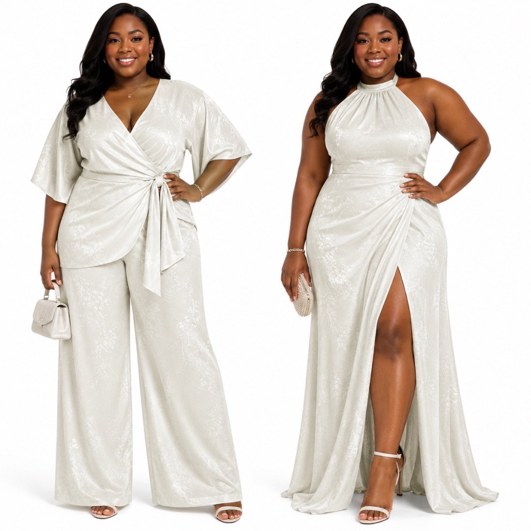 Luxury Ivory Botanical Jacquard Senator material