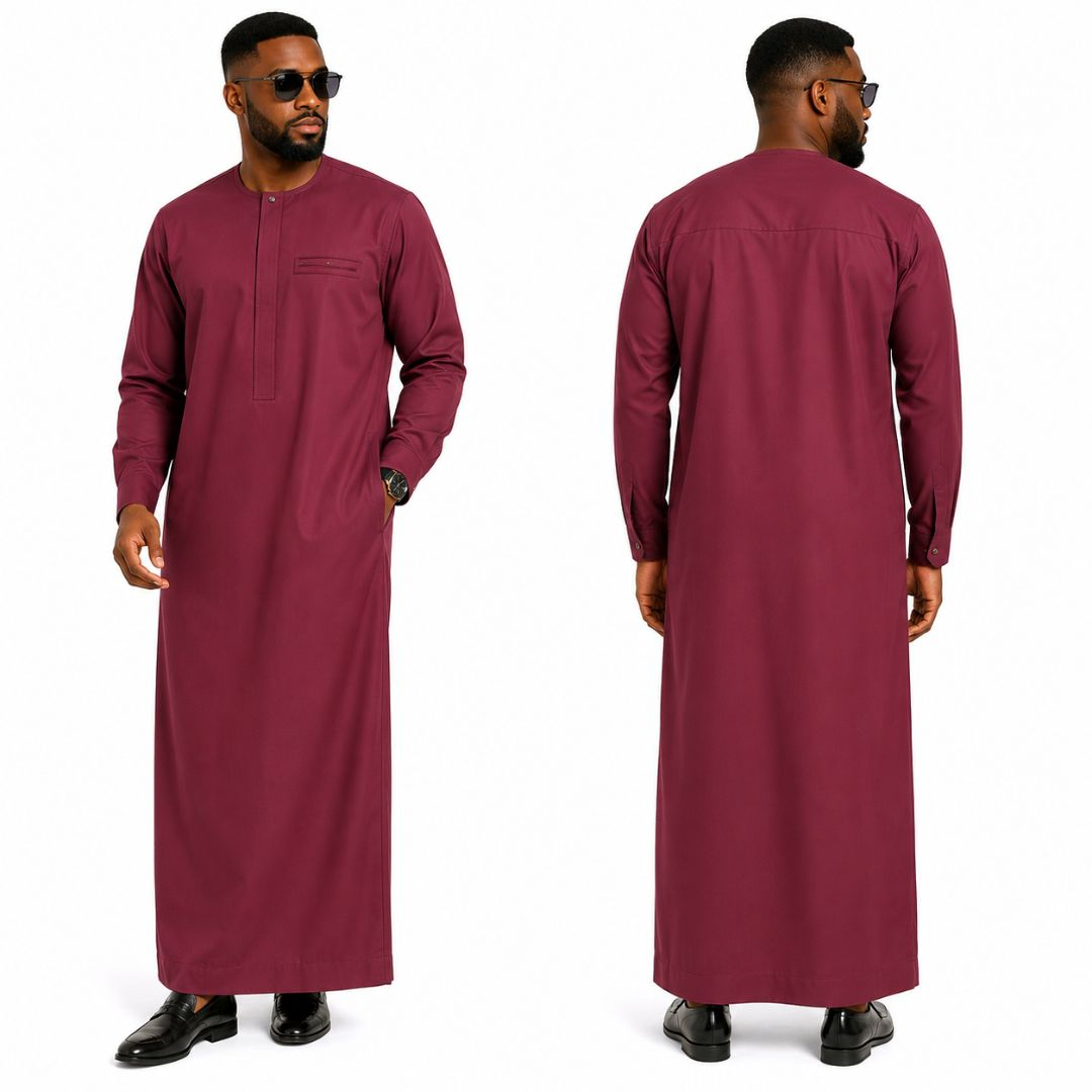 Wine Burgundy Plain Fabric Material