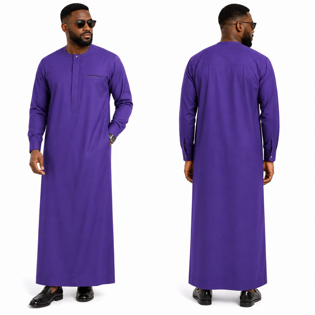 Royal Purple Plain Fabric Material