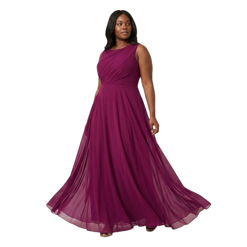 Premium Purple lightweight Chiffon Fabric