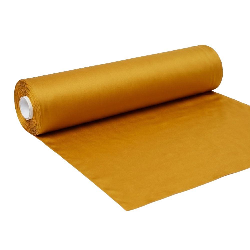 Premium Mustard Yellow Silk Fabric