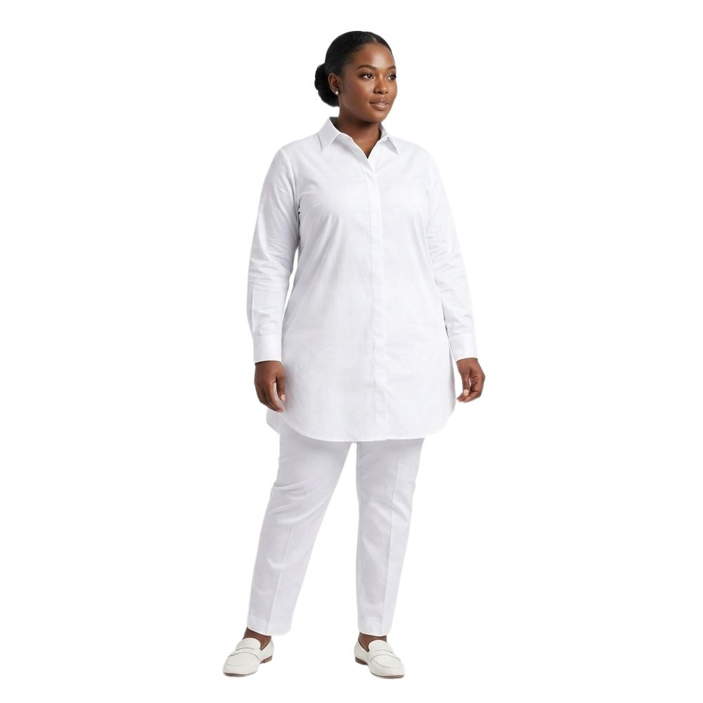 Premium Pure White Cotton Fabric