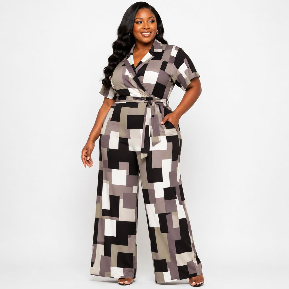 Geometric Pattern Polyester Fabric