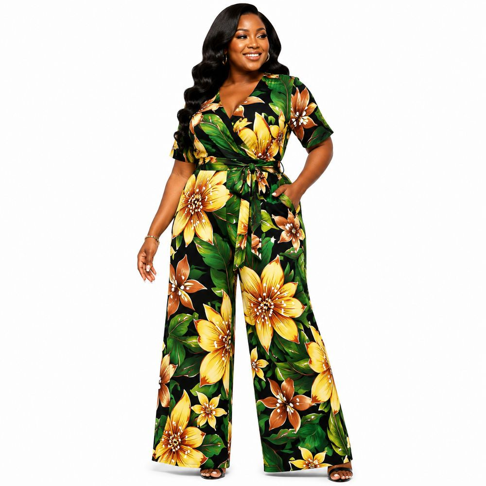 Large Floral Fashion Ankara Fabric