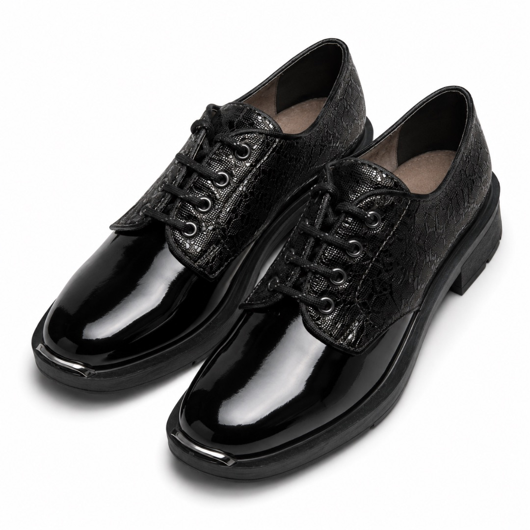 Mens Glossy Lace Up Formal Shoe