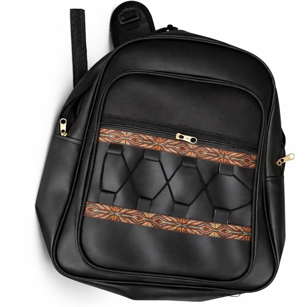 Compact Crossbody Sling Bag with Textured Front Panel