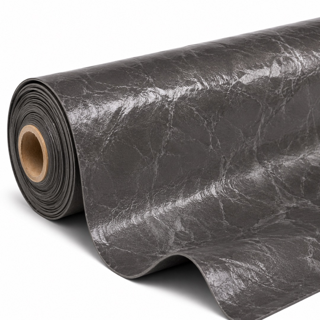 Crinkled Textured Material  Dark Color