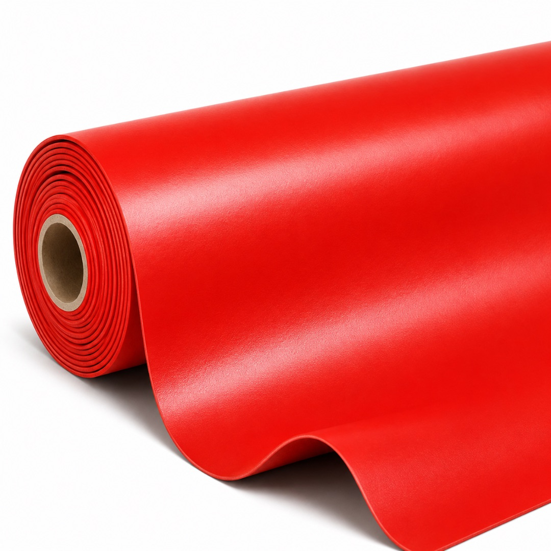 Durable Smooth Grain Faux Leather Fabric Sheet