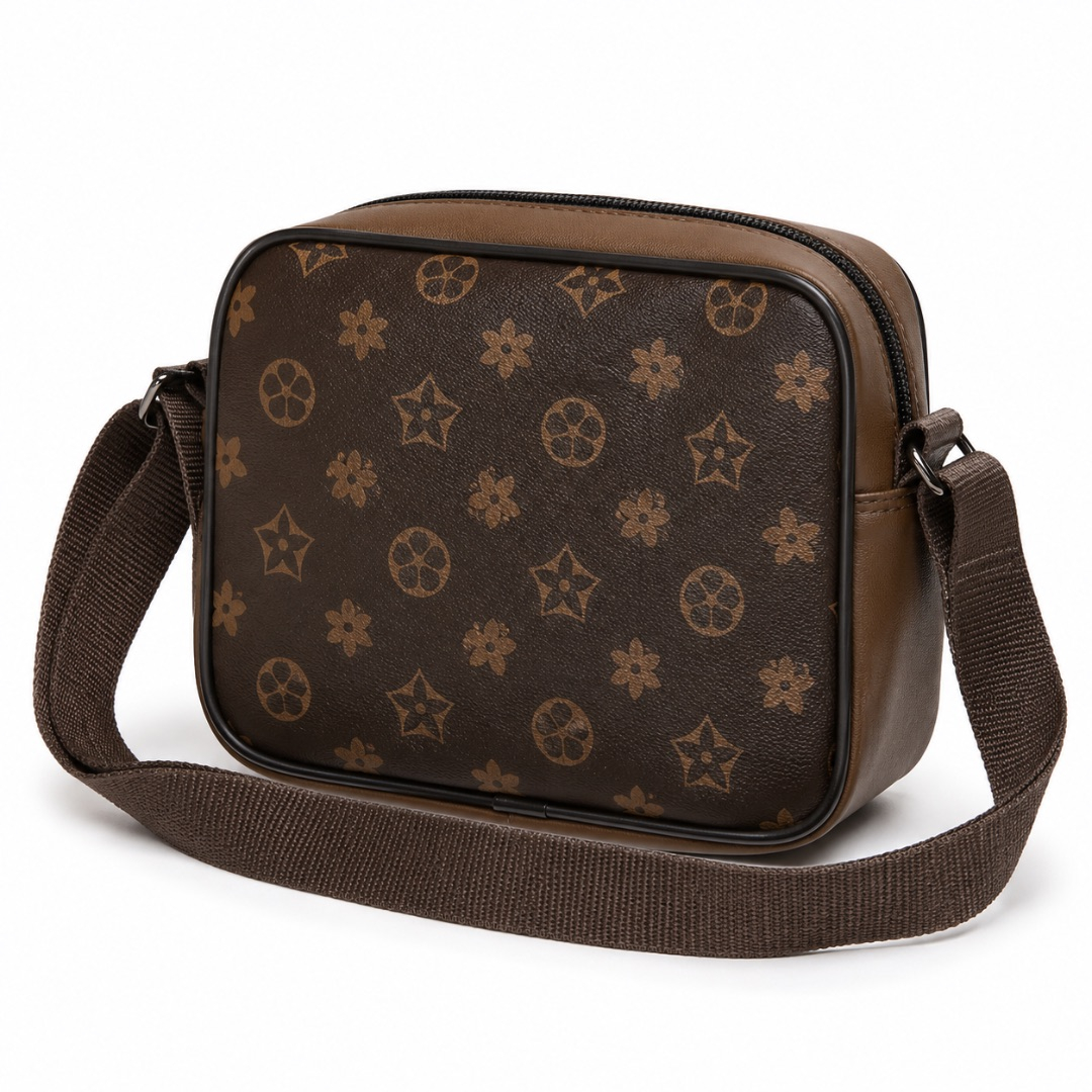 Lacoste Small Crossbody Bag with Monogram Print