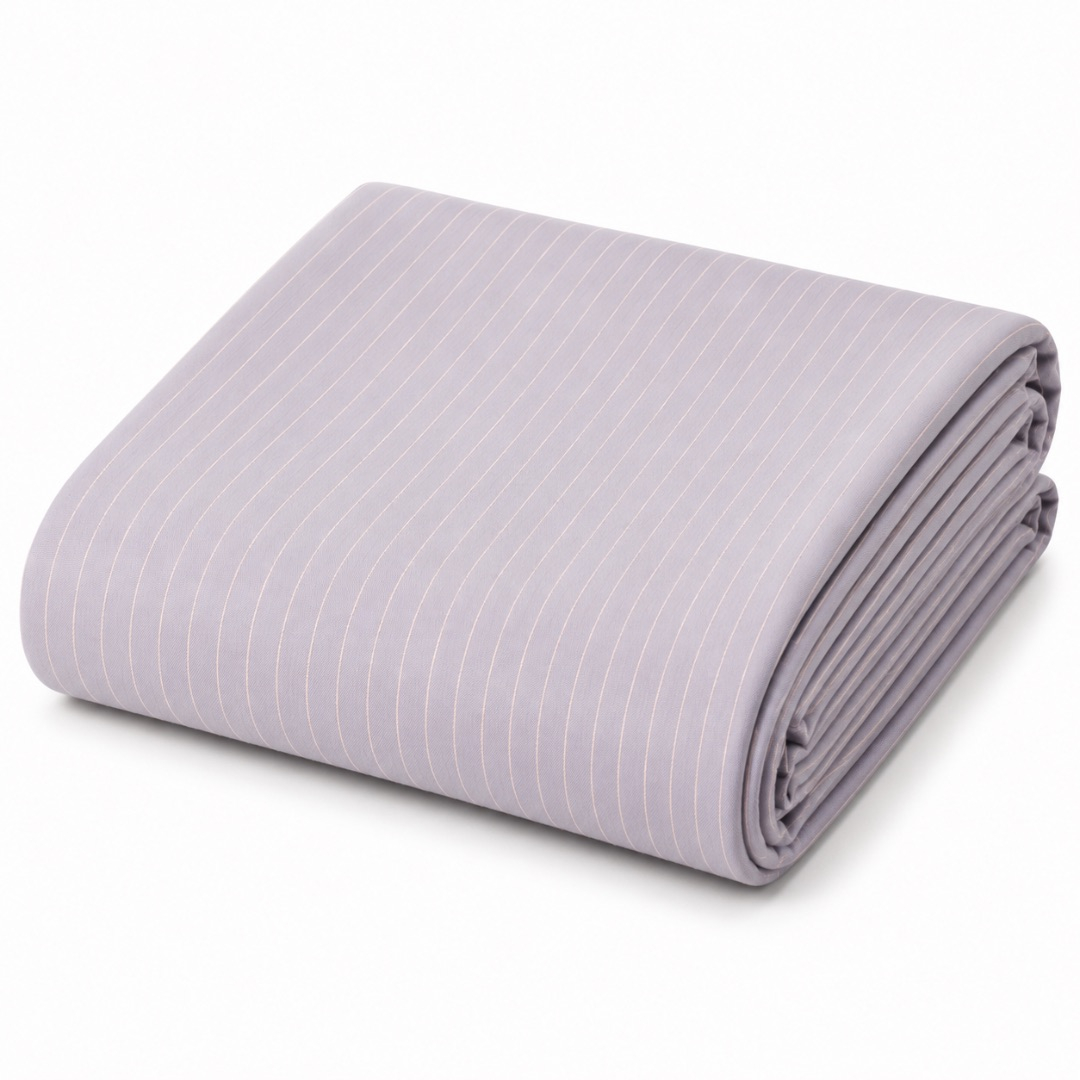 Professional Lavender Pinstripe Suiting Fabric