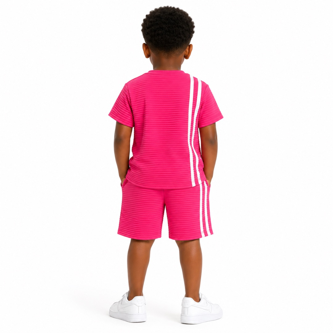 Rose Ribbed Championship Sport Set
