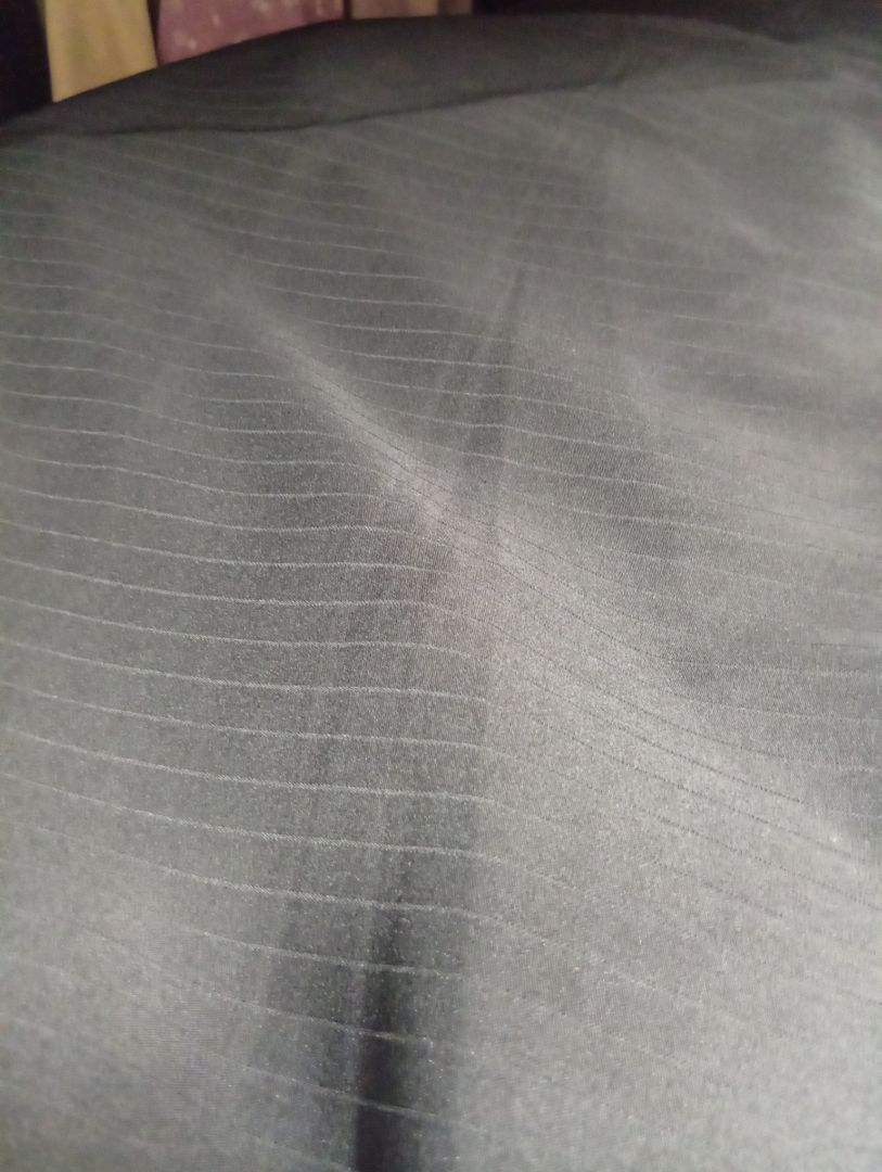 Premium Grey Pinstripe Fabric Set