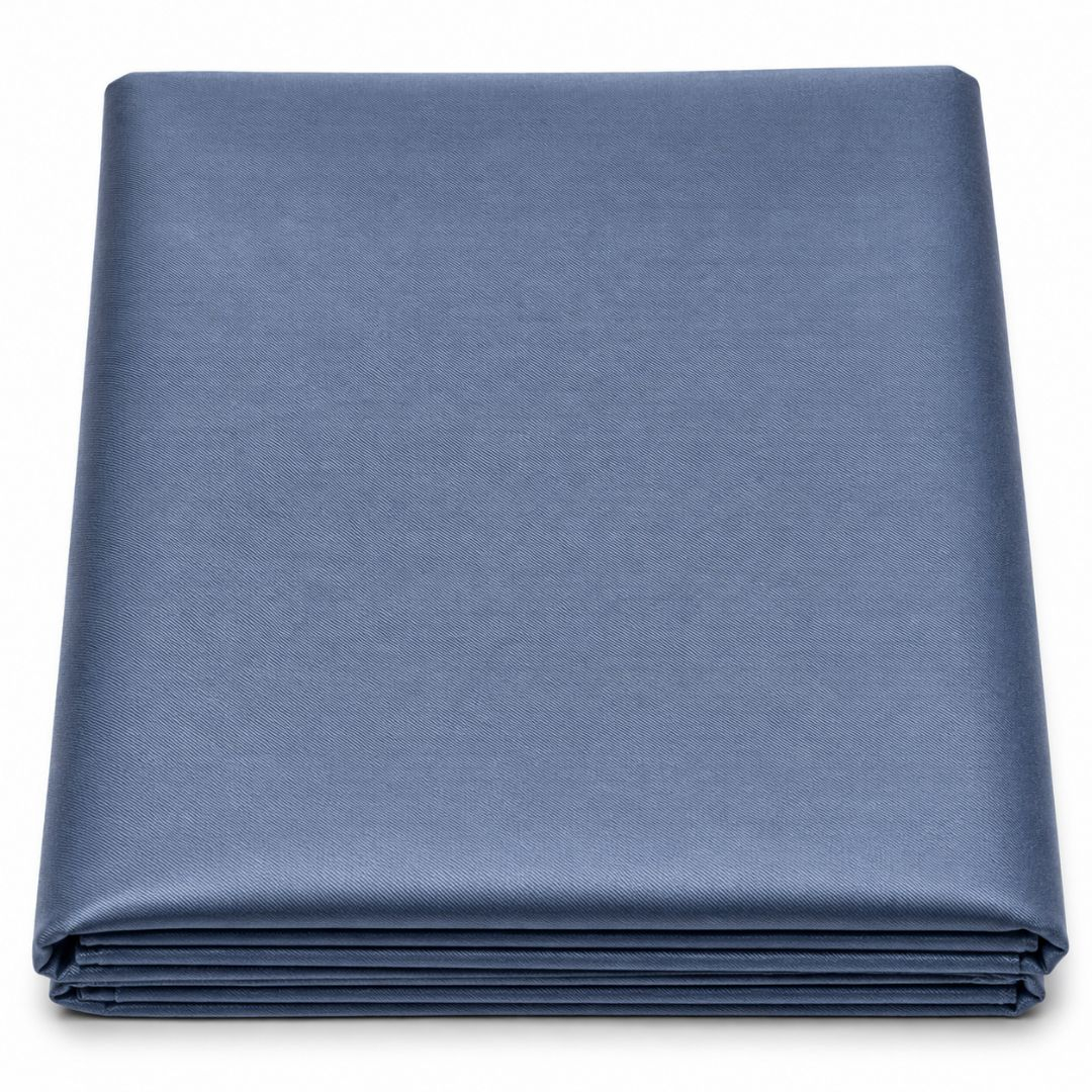 Premium Plain Steel Blue Fashion Fabric