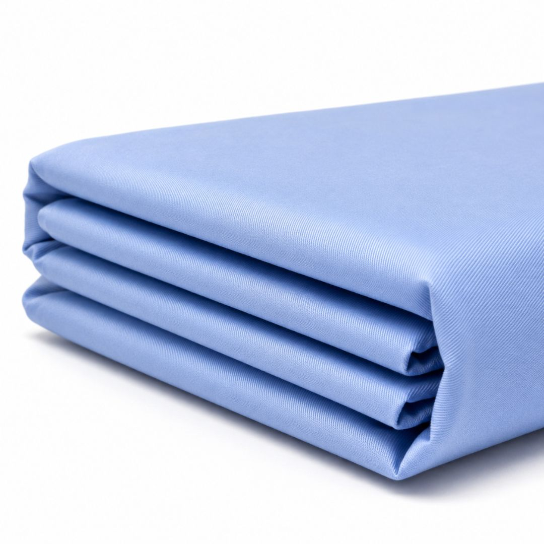 Premium Sky Blue Plain Fashion Fabric
