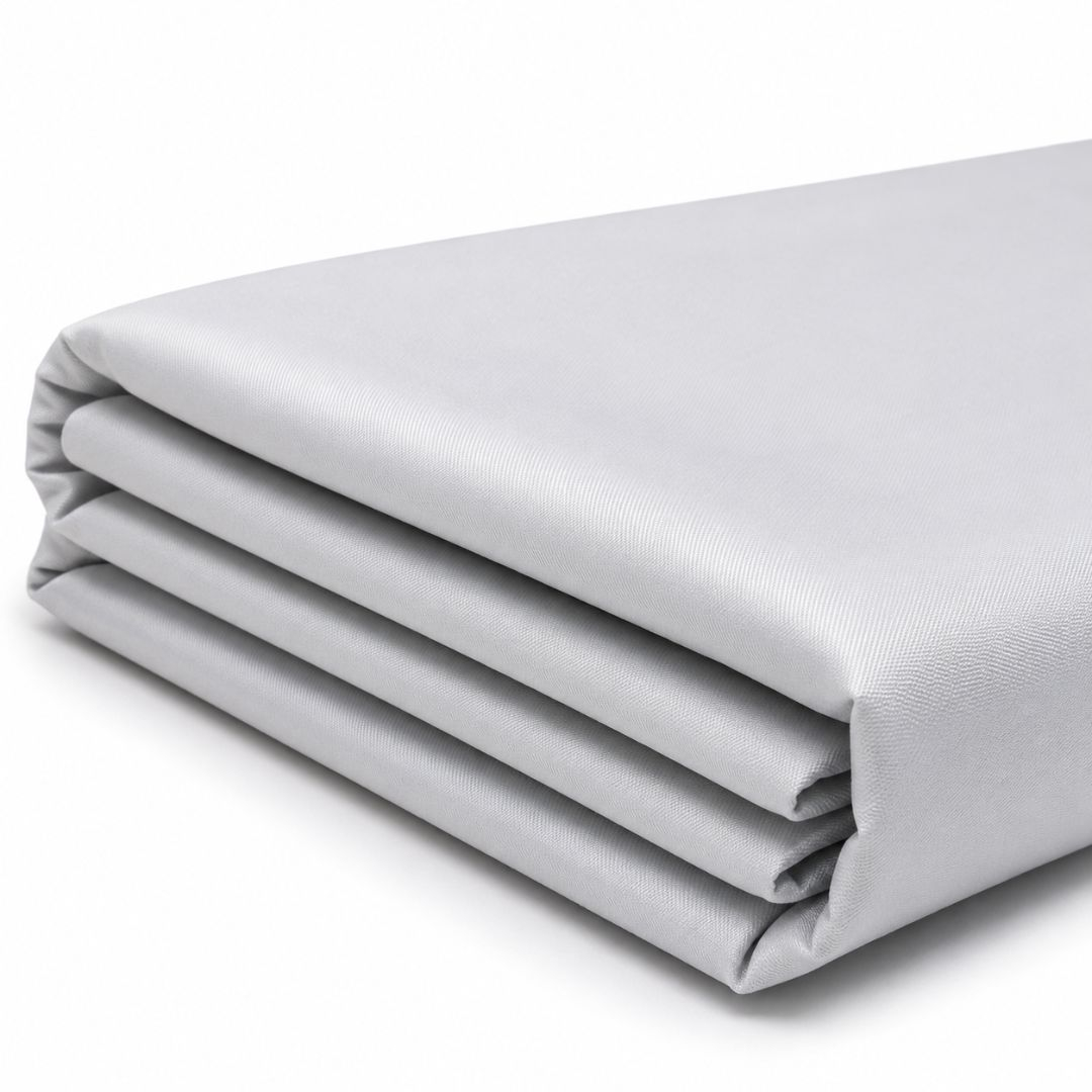 Premium White Plain Fashion Fabric