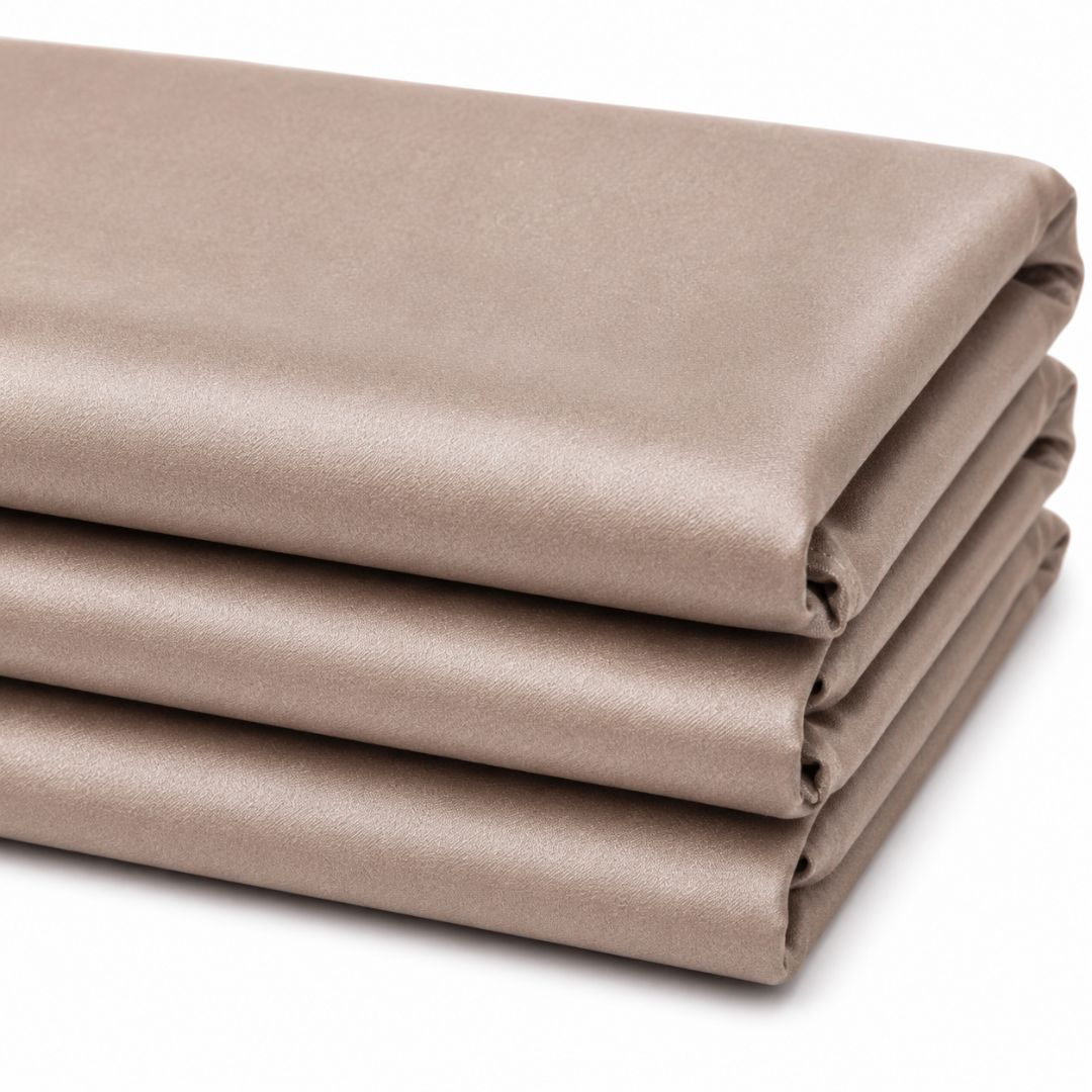 Premium Champagne Beige Plain Fashion Fabric