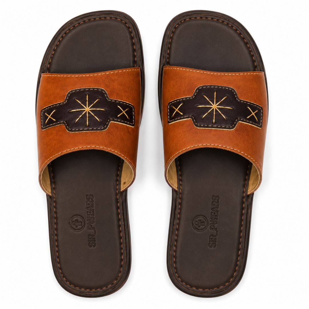 Mens Adjustable Buckle Comfort Sandals