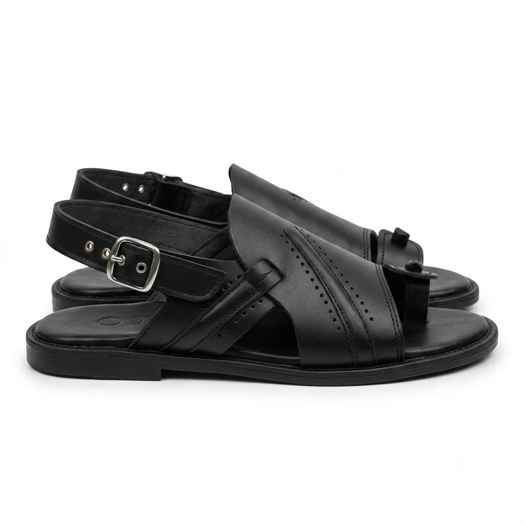 Men Eclipse Slingback Leather Sandals