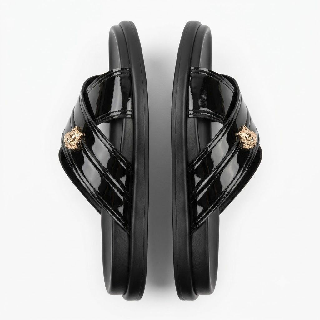 Noir Crest Crossover Slides