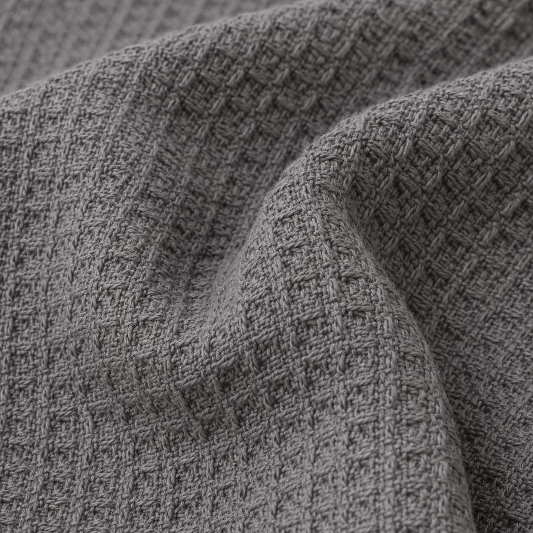 Slate Haven Textured Weave Fabric