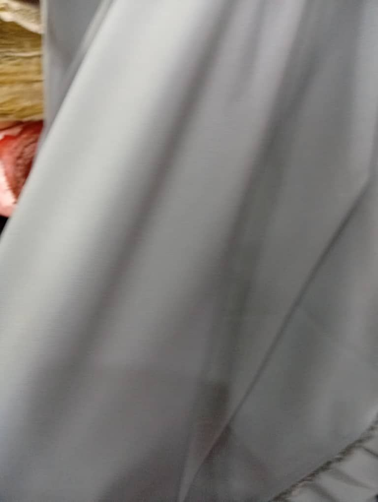 Light Grey Satin Fabric for Dresses