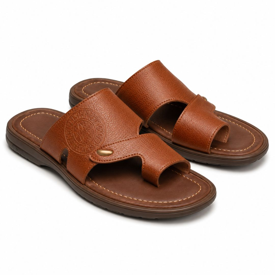 TerraCraft Heritage Leather Slides