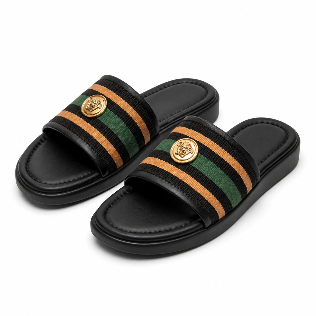 Verdan Crest Slide Sandals