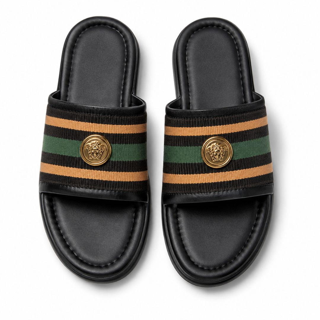 Verdan Crest Slide Sandals