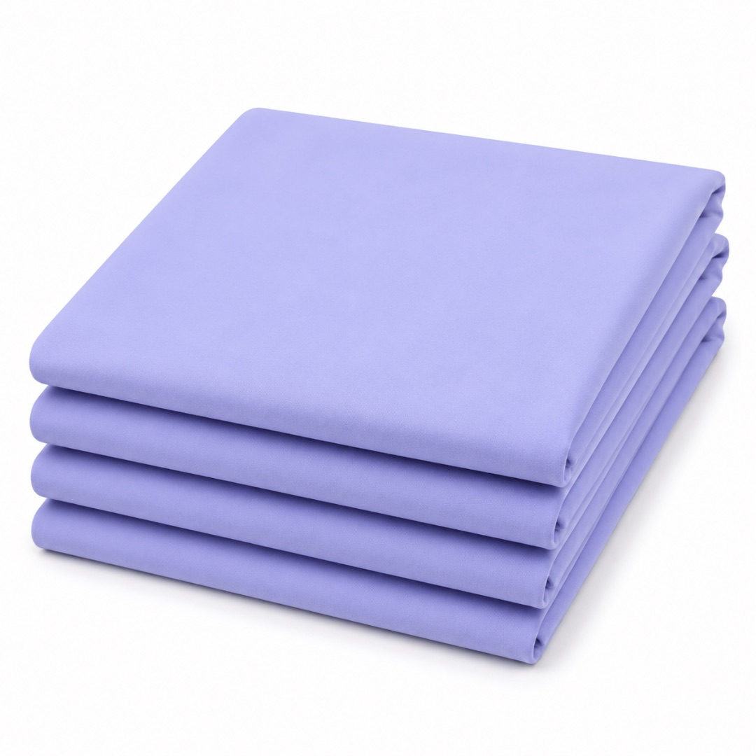 Premium Plain Lavender Crepe Fabric