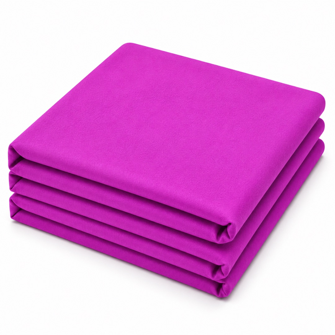 Premium Plain Magenta Crepe Fabric