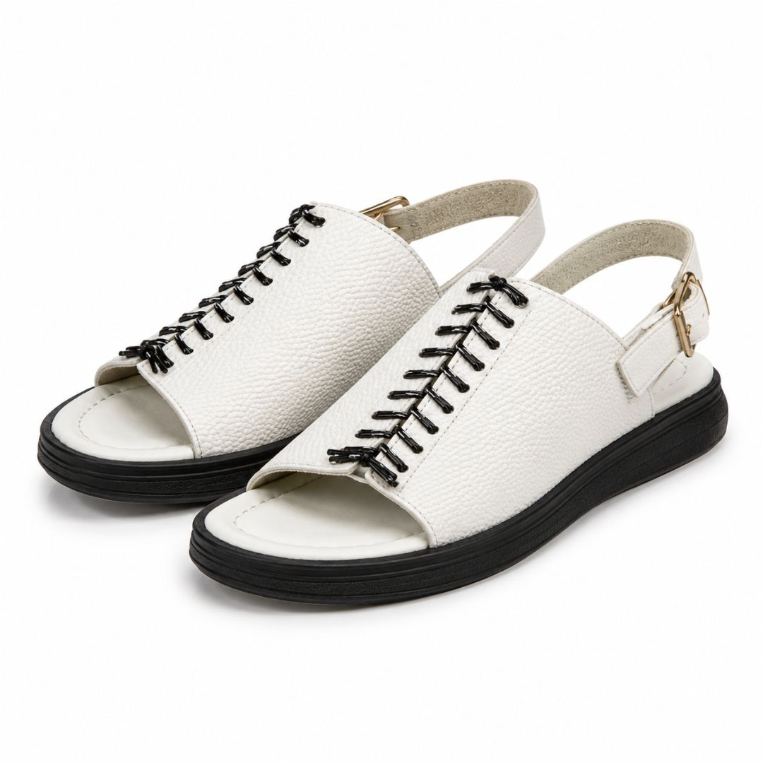 Monarch Weave Platform Sling Sandals