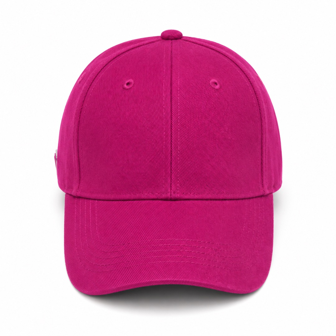 Premium Fuchsia Pink Adjustable Baseball Cap