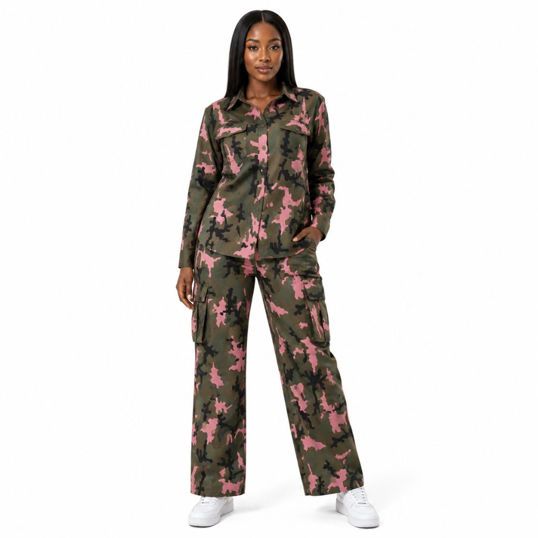 Blush Vanguard Camo Twill