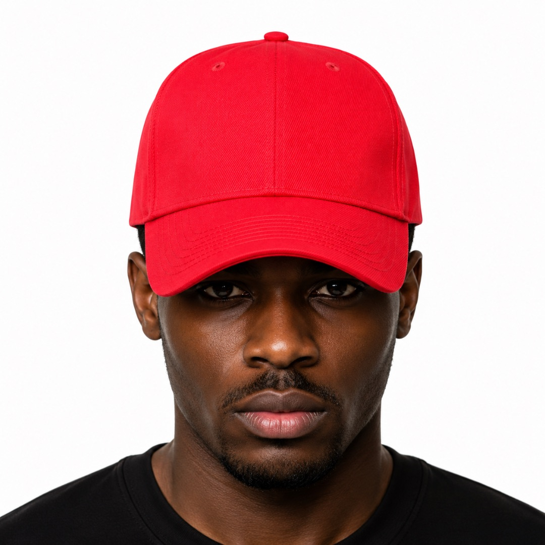 Premium Red Adjustable Baseball Cap