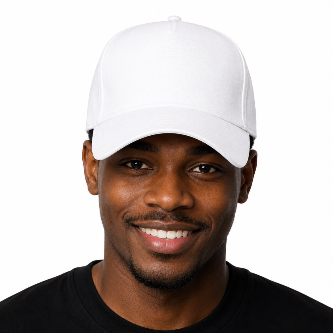 Premium White Adjustable Baseball Cap
