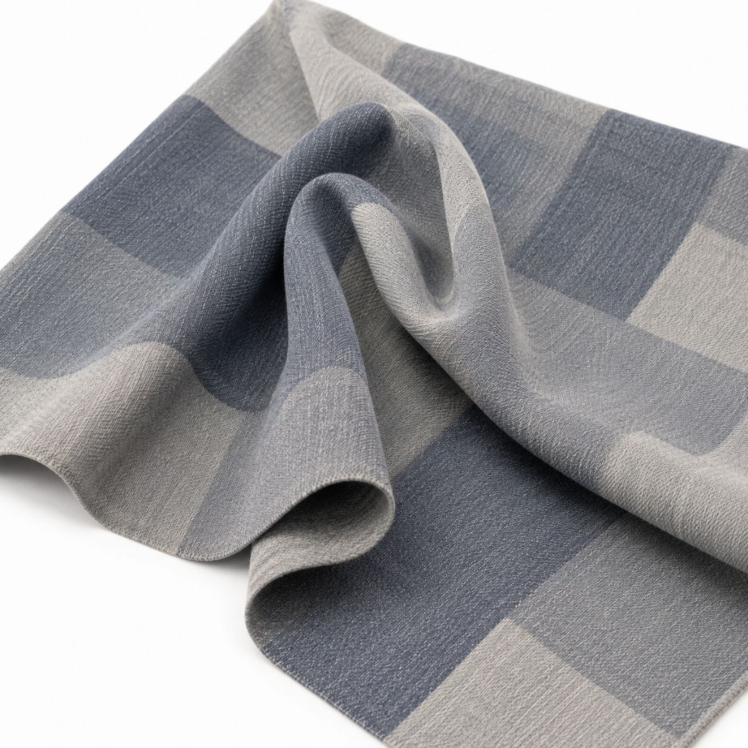 Slate Grid Heritage Twill