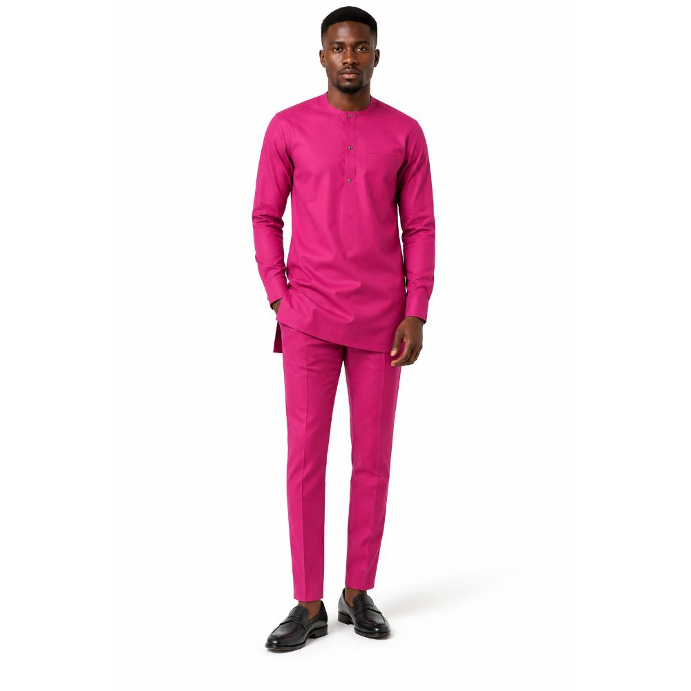 Royal Fuchsia Chinos Twill
