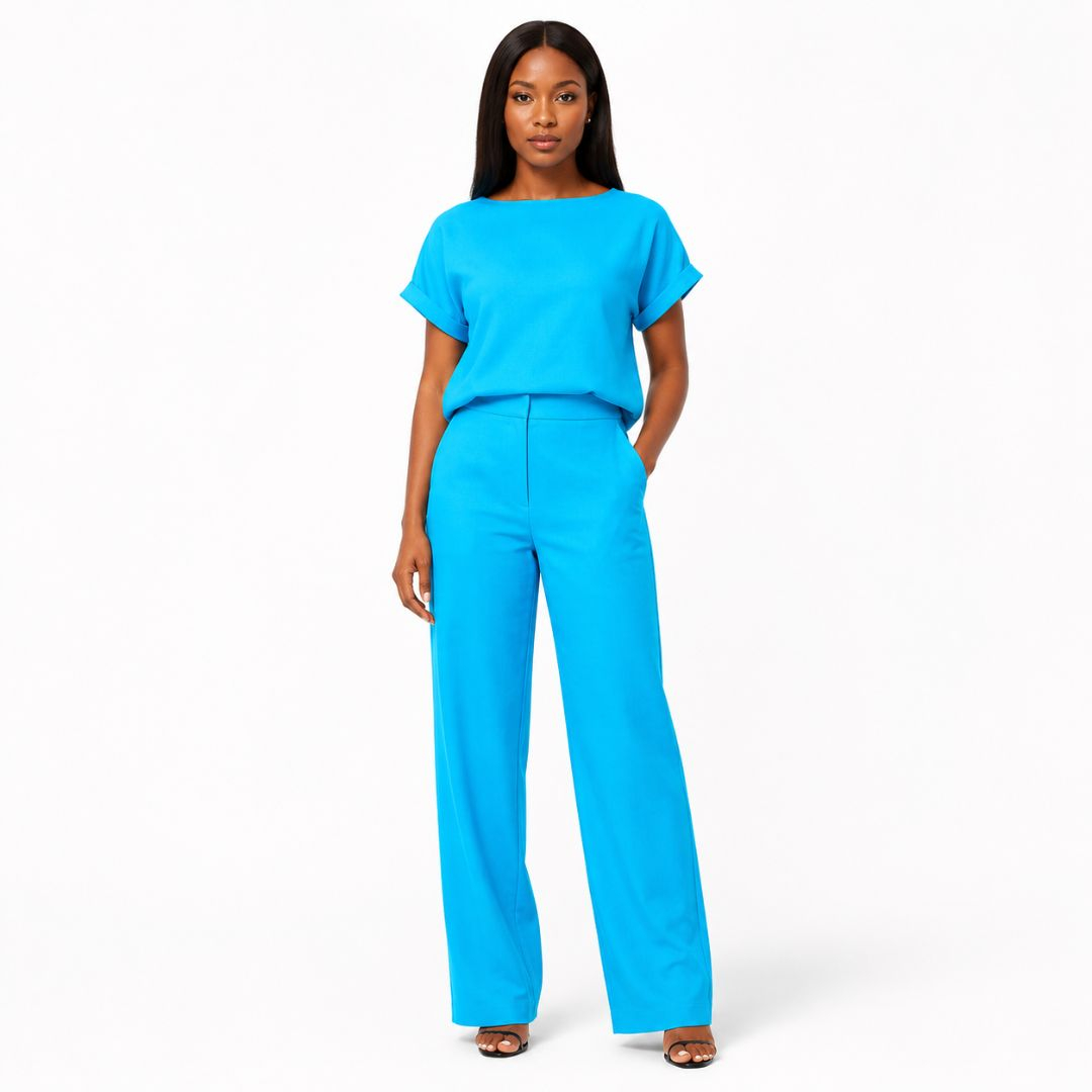 Azure Horizon Chinos
