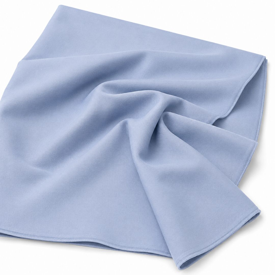 Cashmere Premium Powder Blue Twill Fabric