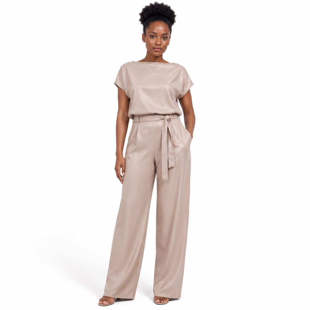 Premium Solid Light Beige Twill Fabric