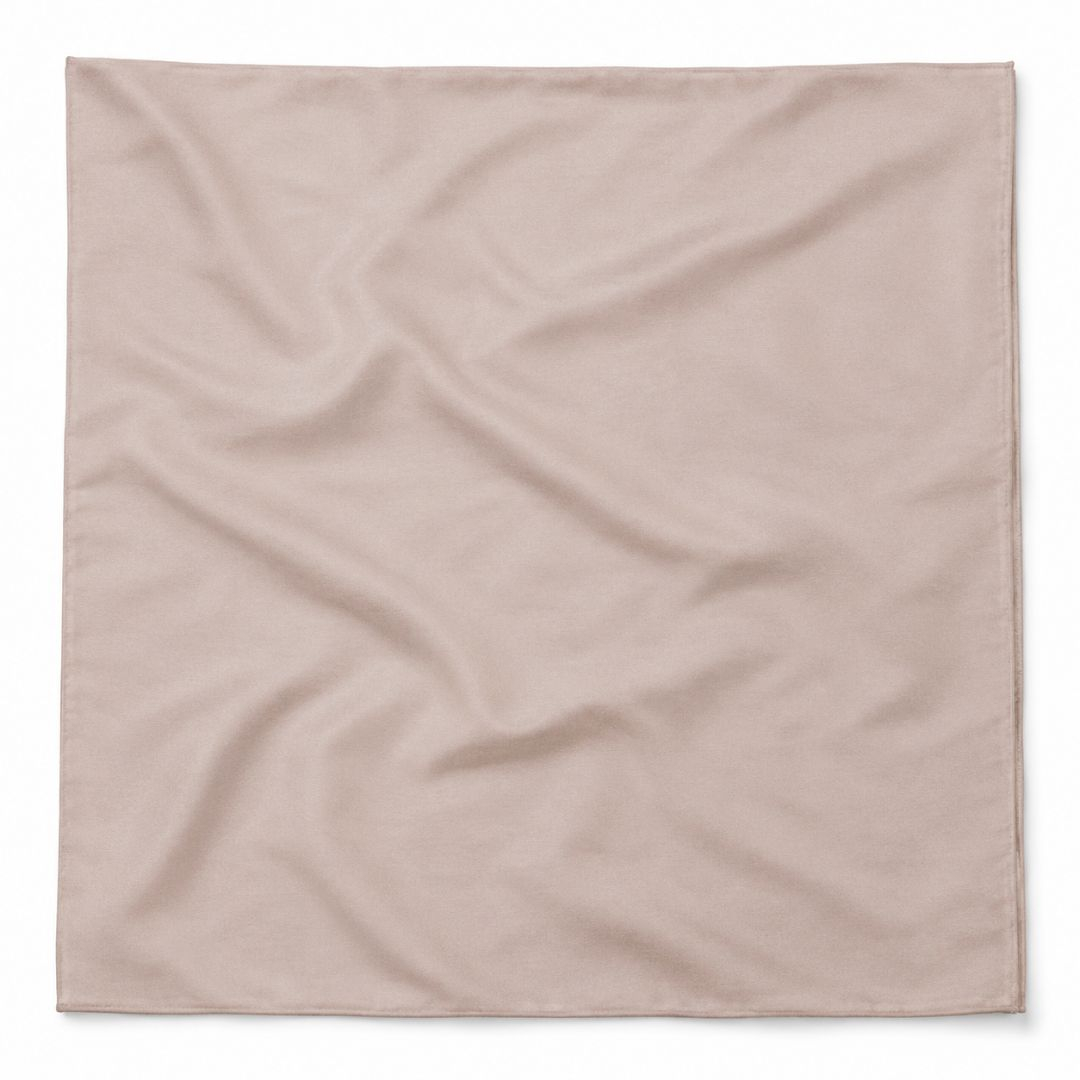 Premium Solid Light Beige Twill Fabric