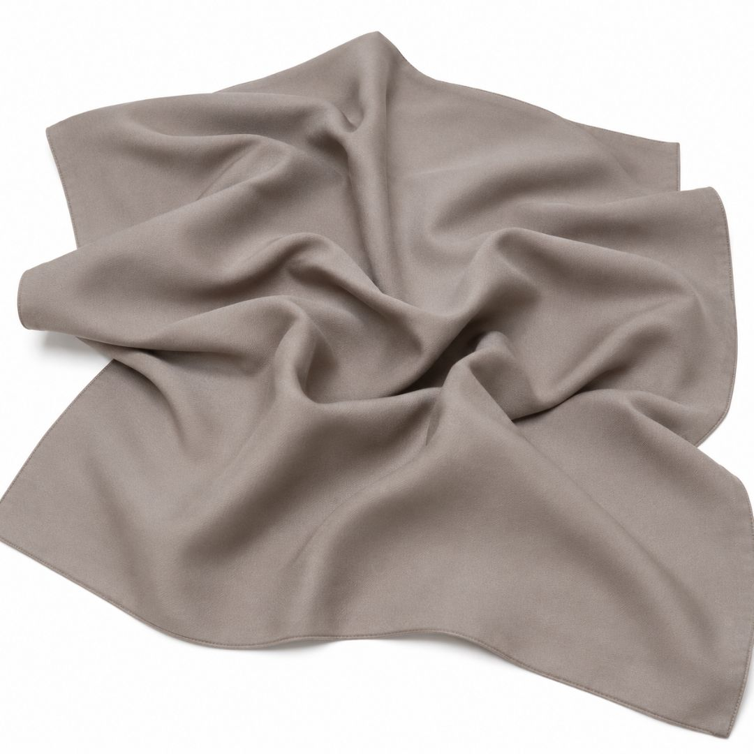 Premium Stone Beige Twill Fabric